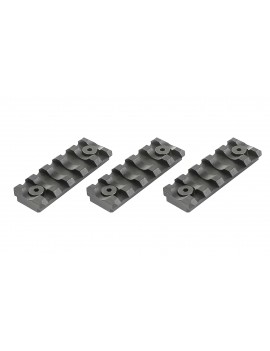 Lot de 3 rails Keymod 5 slots