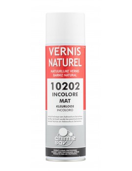 Vernis naturel. Incolore mat