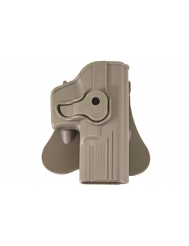 Holster rigide Glock serie Tan