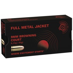 Cartouches Geco 9mm court FMJ